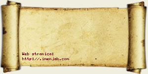 Jana Zečević vizit kartica